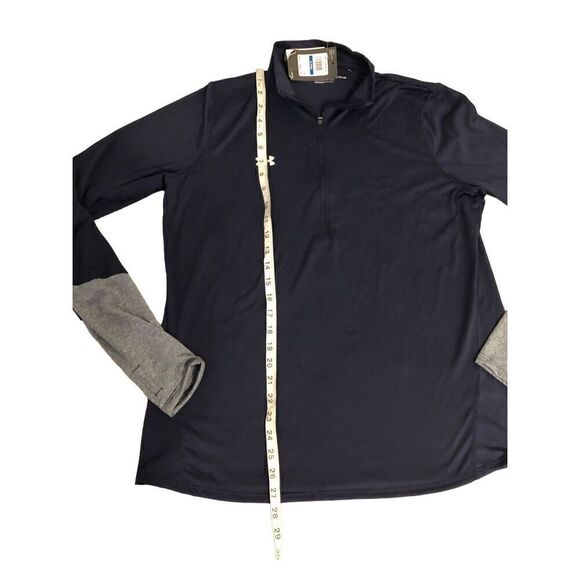 Brand New Under Armour Women’s Locker 1/2 Zip Navy Loose Longsleeves XL - Picture 12 of 13